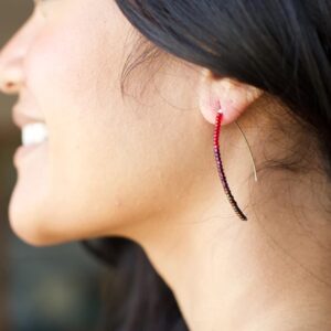 Styx Earrings - Raspberry - Lucias Imports (J)