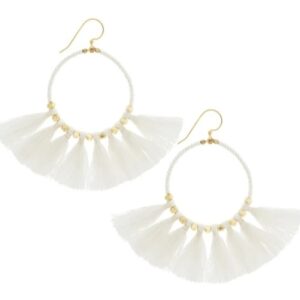 The Dreamer Earring, Cream - Aid Through Trade