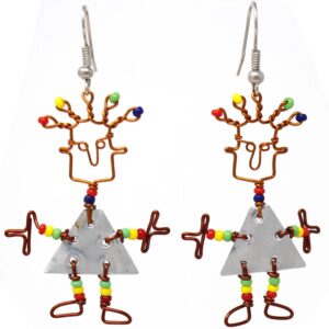 Tin Dancing Girl Earrings - Creative Alternatives