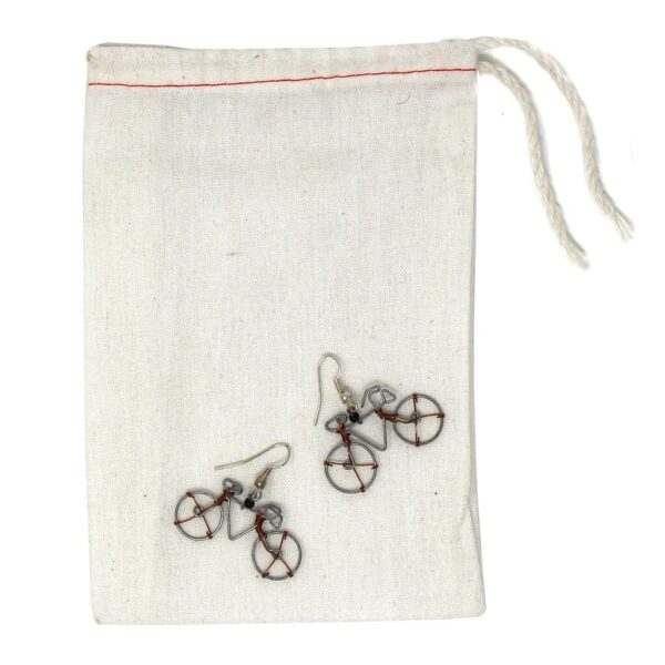 Wire Bicycle Earrings - Creative Alternatives - Image 5