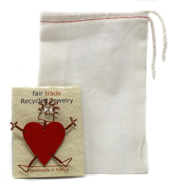 Dancing Girl Heart Pin - Creative Alternatives - Image 2