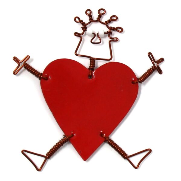 Dancing Girl Heart Pin - Creative Alternatives - Image 4