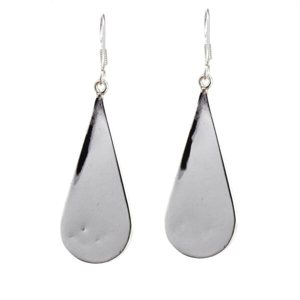 Abalone & Turquoise Striped Teardrop Earrings - Image 6