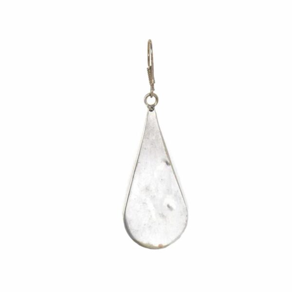 Teardrop Abalone and Mother of Pearl Drop Earrings - Image 3