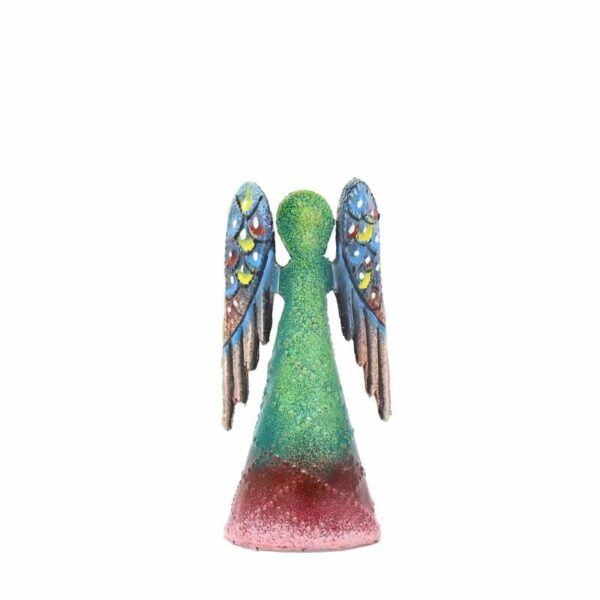 Painted Steel Drum Angel - 4 Inch - Croix des Bouquets (H) - Image 2
