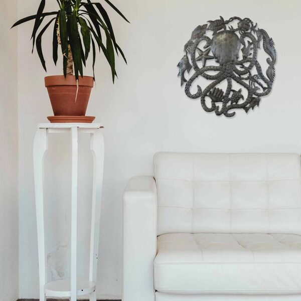 Octopus & Sea life Wall Art - Croix des Bouquets - Image 4