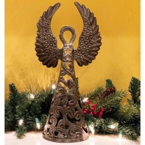 16-inch Metalwork Angel - Wings Up - Croix des Bouquets (H)