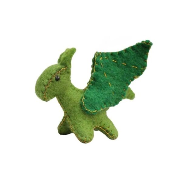Mythical Dragons Felt Ornaments, Set of 4 - Image 3