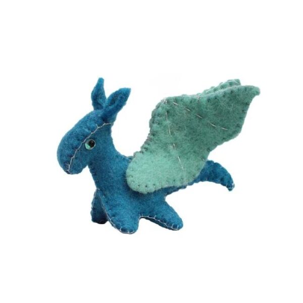 Mythical Dragons Felt Ornaments, Set of 4 - Image 4